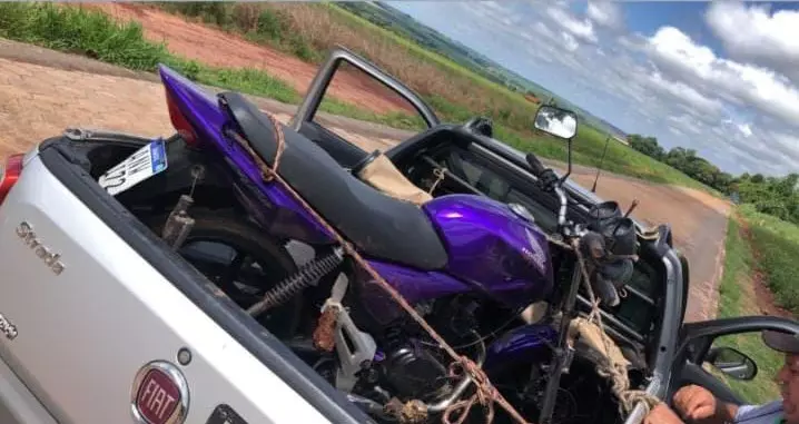 Motocicleta furtada em Douradina é recuperada com a ajuda de cidadão e polícia militar